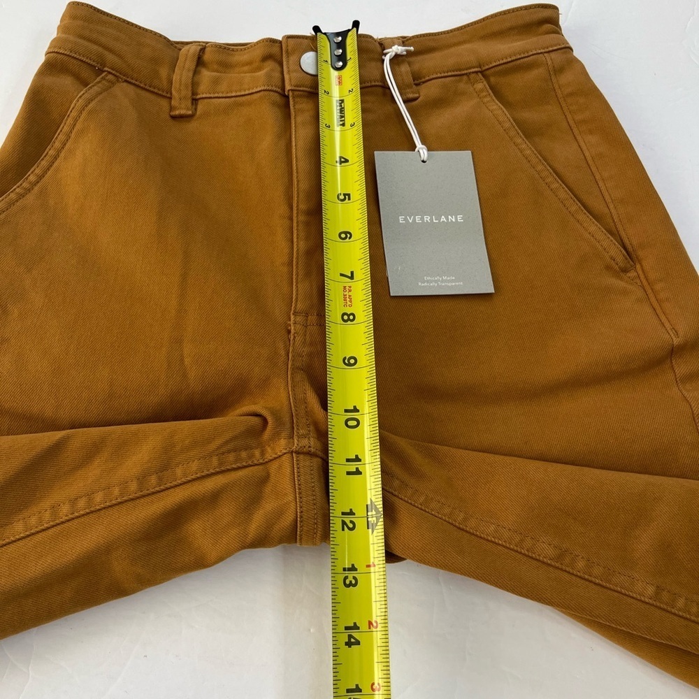 Everlane The Straight Leg Crop Size 2 Short Golden Brown New with Tags - Picture 8 of 10